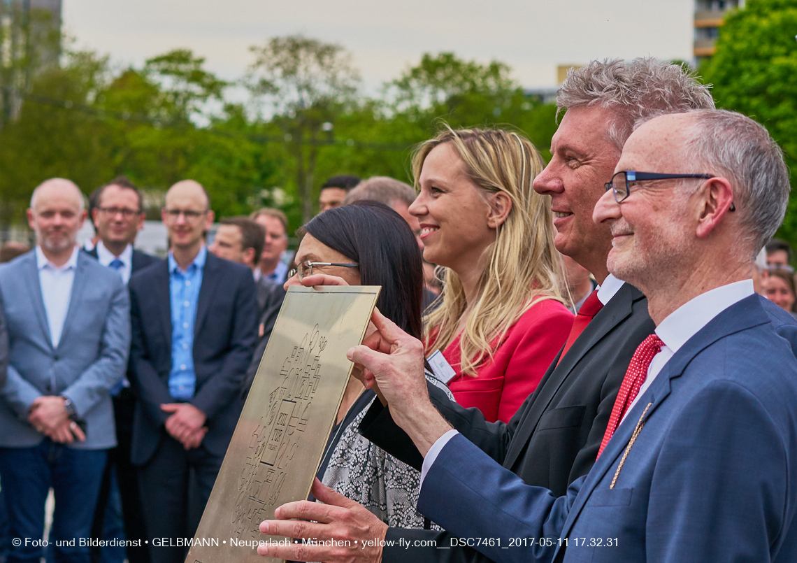11. Mai 2017 - Grundsteinlegung für die LOGE und dem Kulturquadrat in Neuperlach